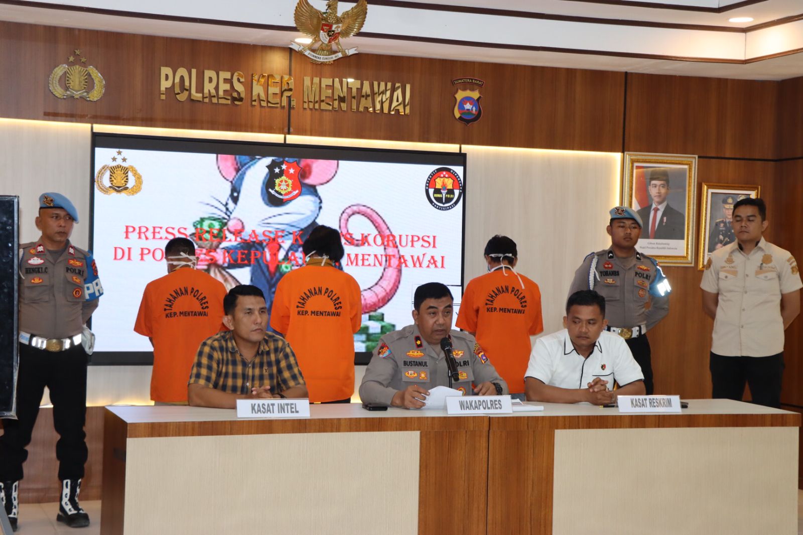 Polres Kep Mentawai Tangani Kasus Dugaan Korupsi APBDes Madobag Tahun 2022 dan 2023