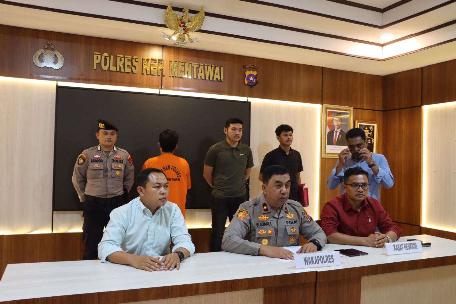 Polres Kep. Mentawai Tangkap Tersangka Judi Online, Satu Orang Ditahan