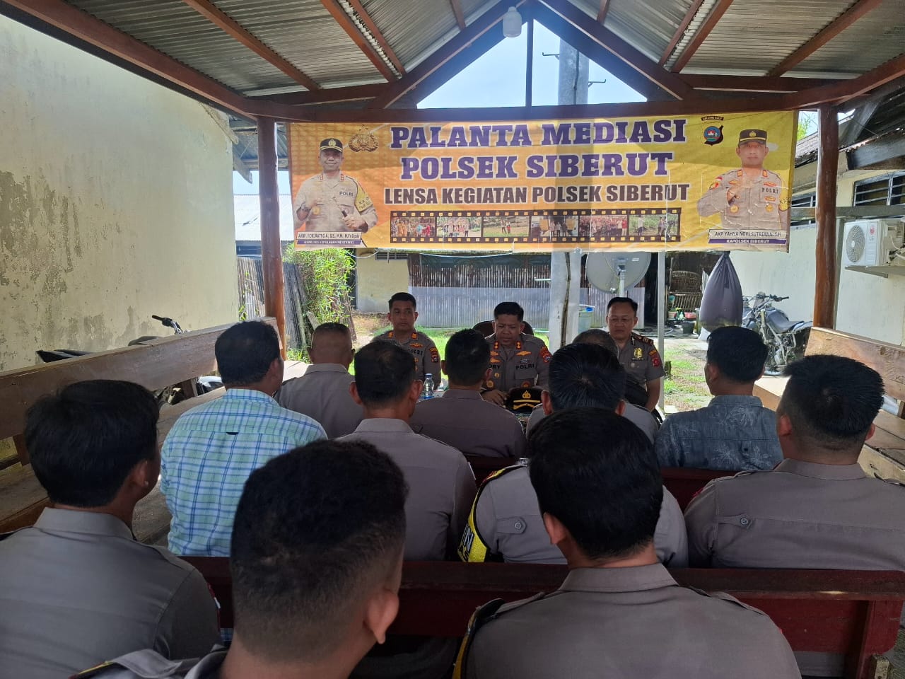 Arahan Kapolres Kep Mentawai: Tingkatkan Kinerja dan Pelayanan di Polsek Siberut