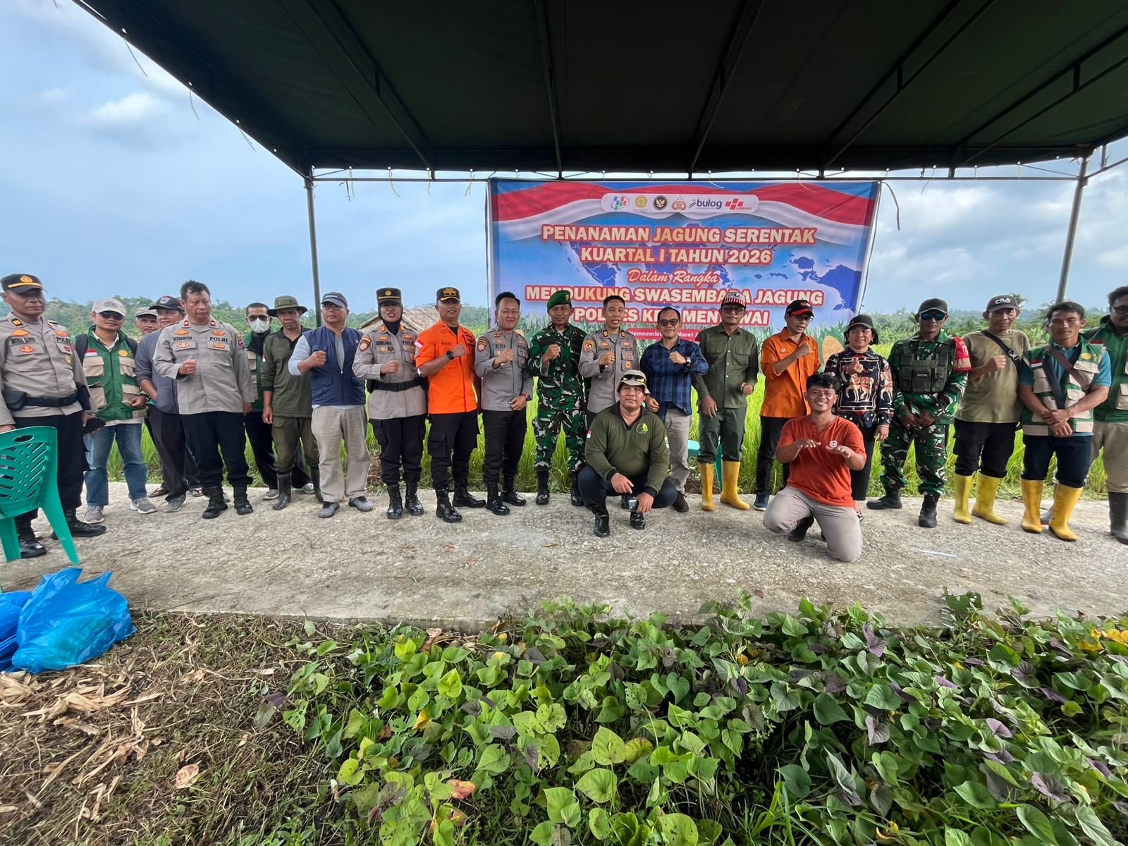 Polres Mentawai Laksanakan Penanaman Jagung Serentak Kuartal I Tahun 2026 