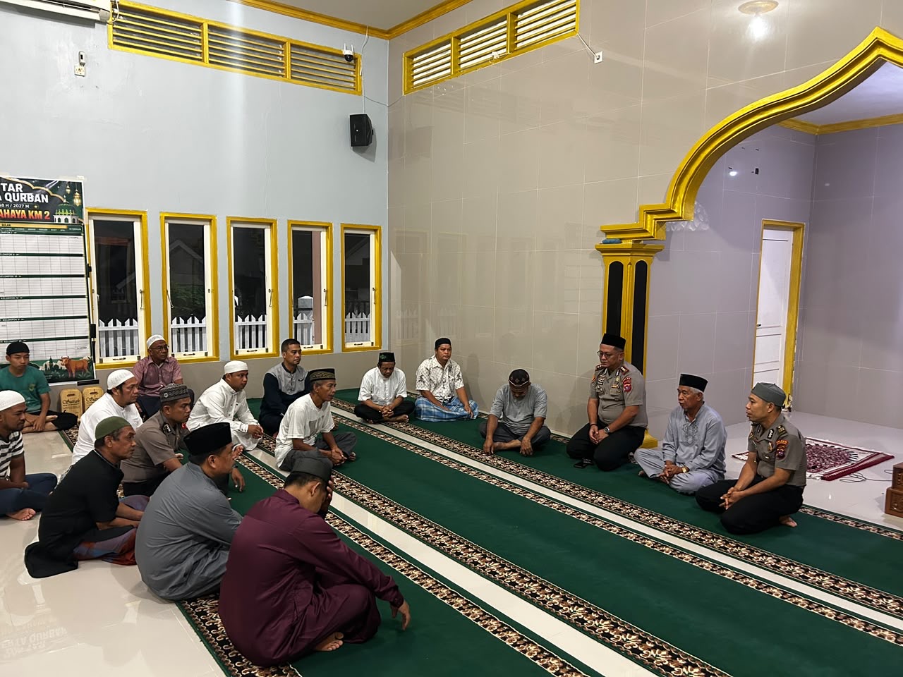 Plt. Kapolres Kepulauan Mentawai Laksanakan SUBLING di Masjid Cahaya, Perkuat Silaturahmi dan Kamtibmas